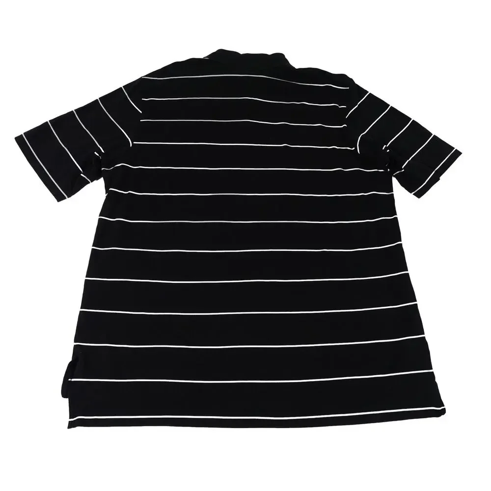 Ralph Lauren Vintage PIMA Cotton Striped Polo Golf Fit Men's XL